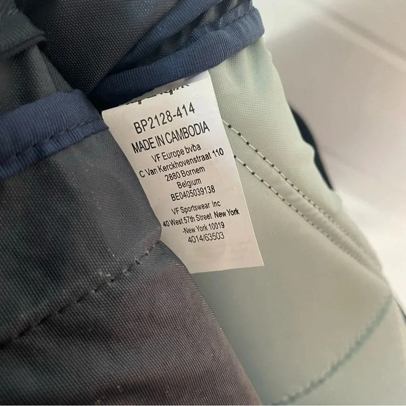 EUC Kipling Hal Large Expandable Unisex Backpack in Dark Blue - Picture 12 of 13